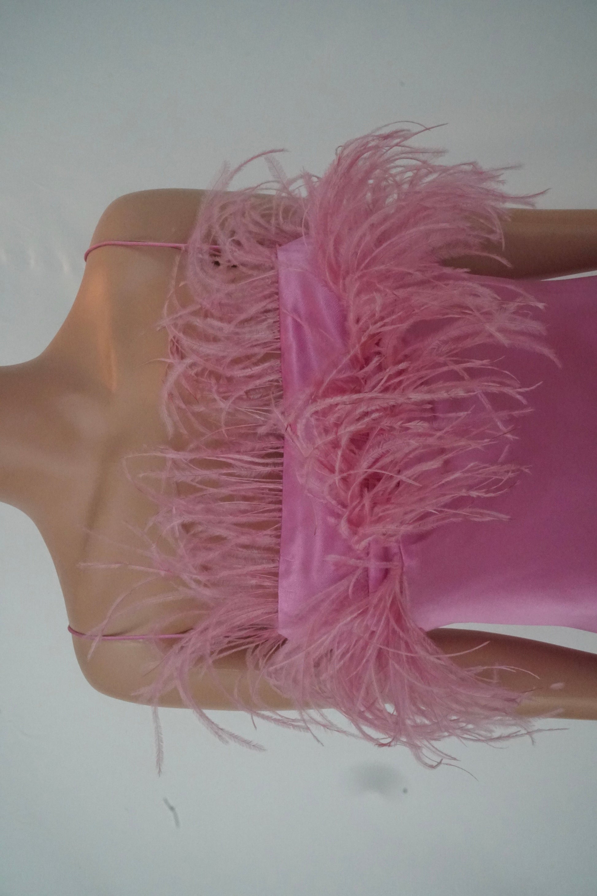 Pink Feather Dress