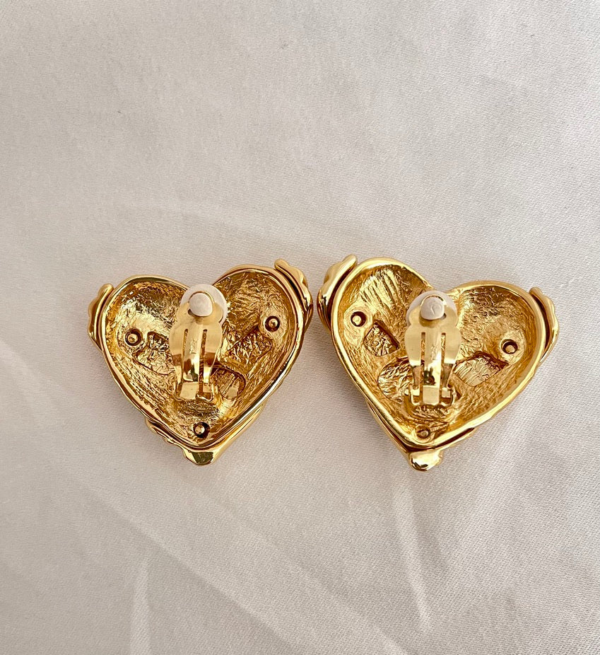 Vintage Heart Shape Earrings