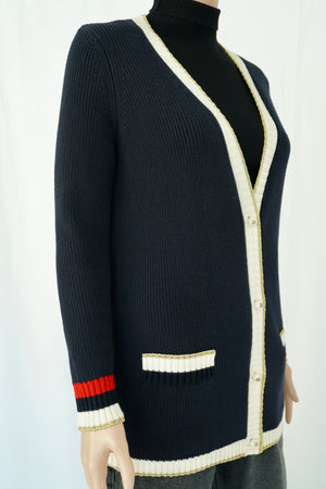 Navy Loved Knit Cardigan