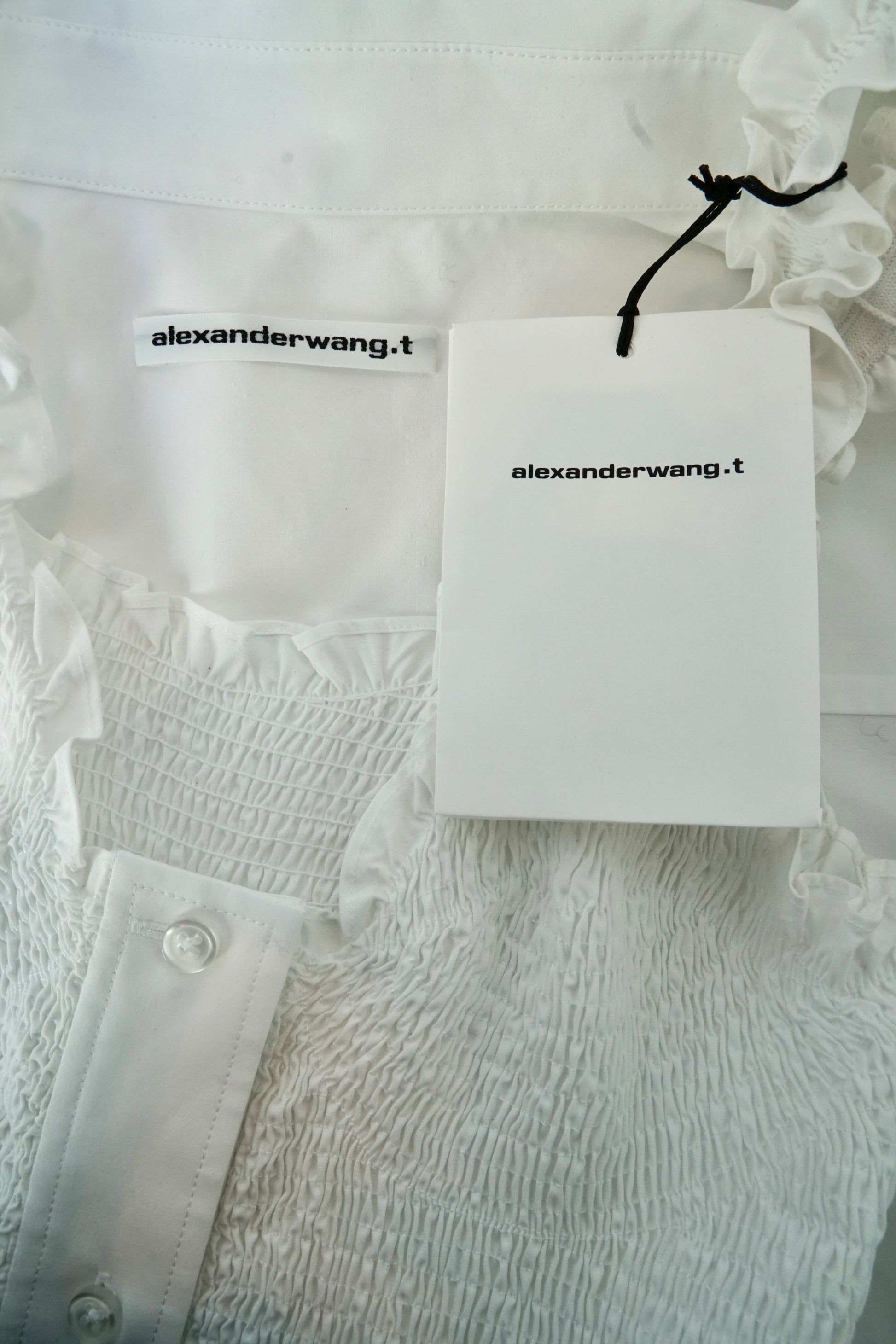 Two Piece White Shirt Dress