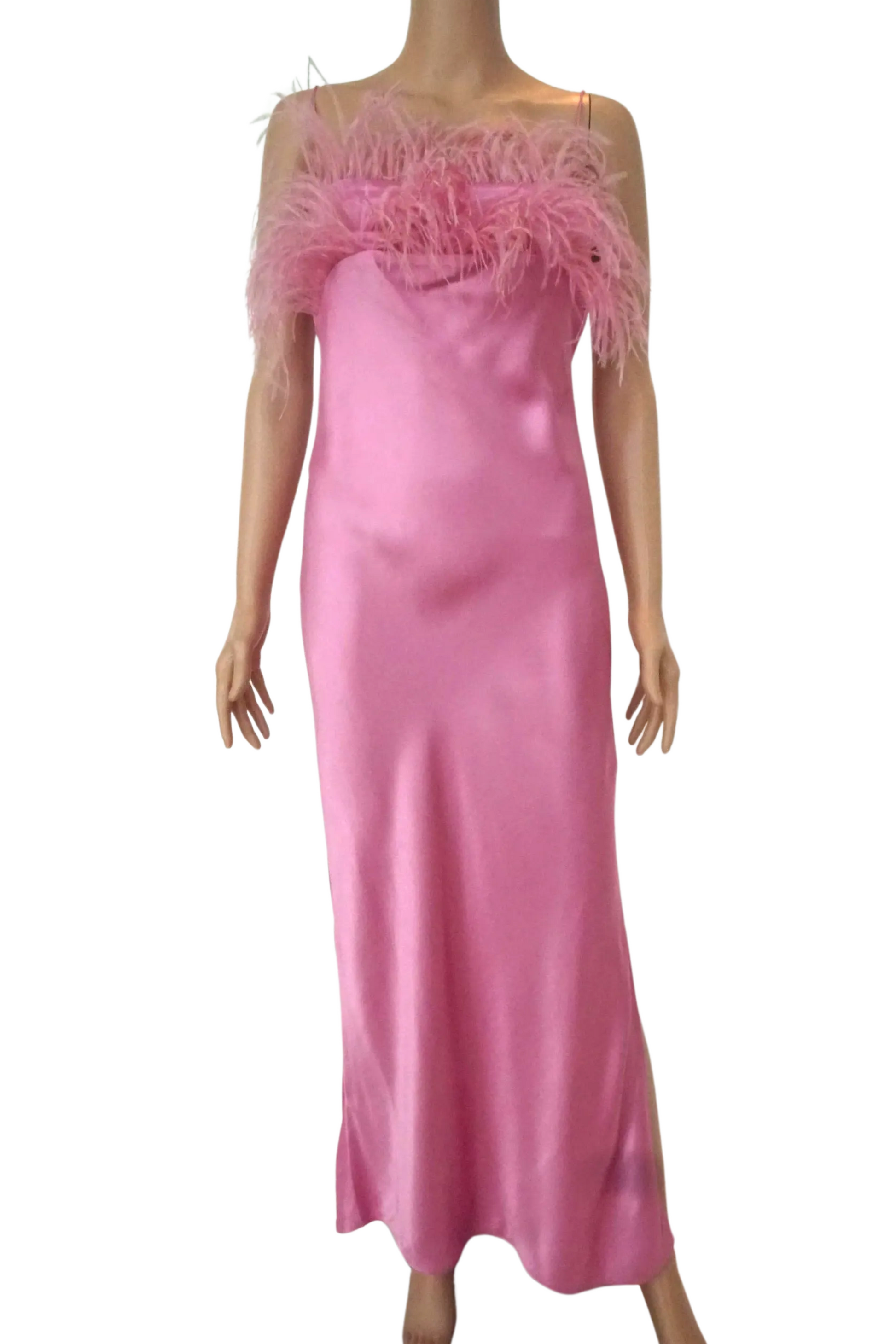 Pink Feather Dress